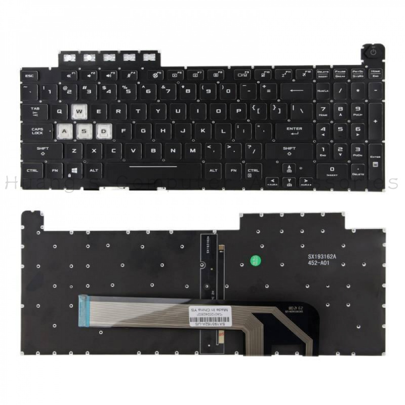Gaming Keyboard Test - SS+Neue US-Layout-Tastatur mit RGB-Hintergrundbeleuchtung für ASUS