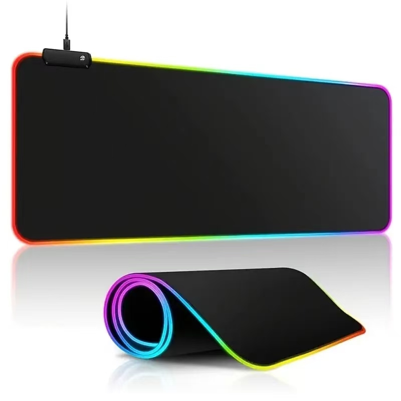 Gaming Keyboard No Rgb - LED-Licht-Mauspad, RGB-Tastatur-Abdeckung, Schreibtischunterlage, bunte Oberfläche, Mauspad,