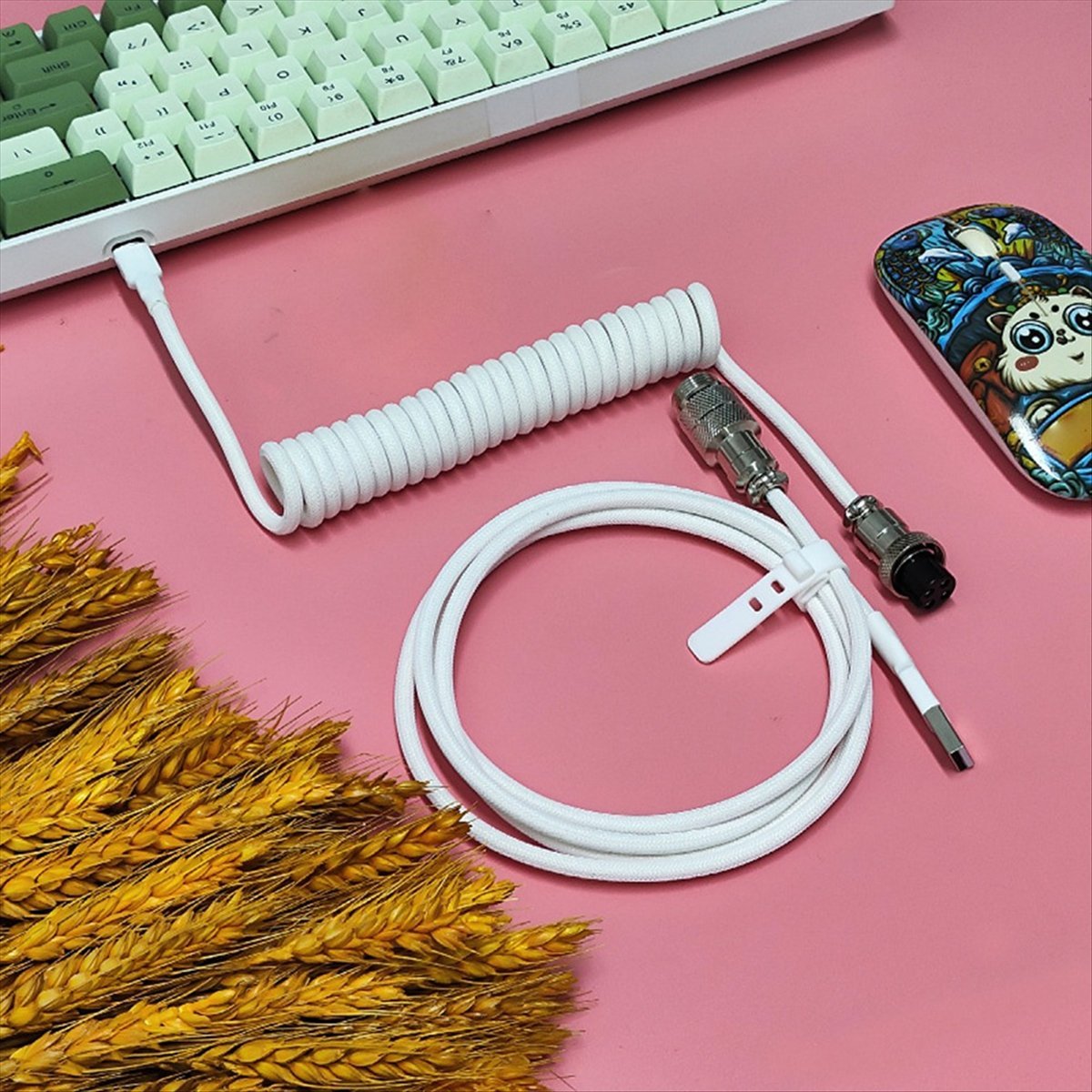 Coiled Usb Cable - AAAE USB Typ-C Kabel für Gaming-Tastaturen,