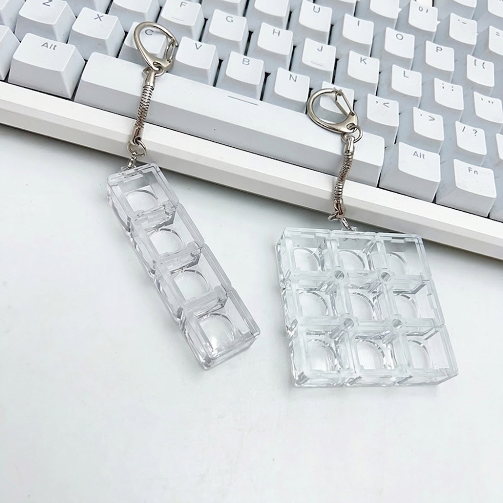Gaming Keyboard Tester - Tragbarer Mechanischer Schalter-Tester Schlüsselanhänger Stressabbau-Gadget Plastik-Fidget-Spielzeug