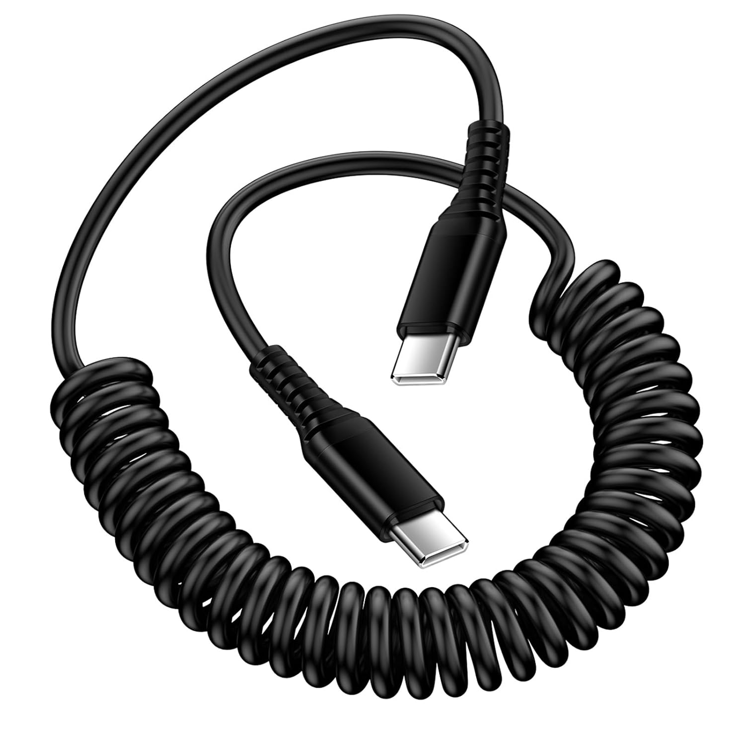 Coiled Usb Cable - Android Auto USB C auf USB