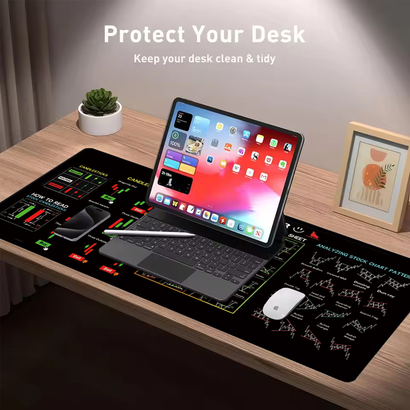 EXCO Stock Market Trader Leder – Gaming Keyboard And Mouse Pad Bewertung und Preis