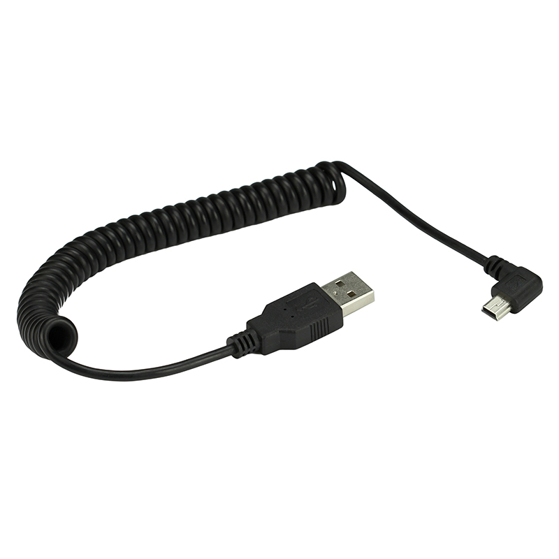 MINI USB 5Pin 90 Grad Links od – Coiled Usb Cable Bewertung und Preis