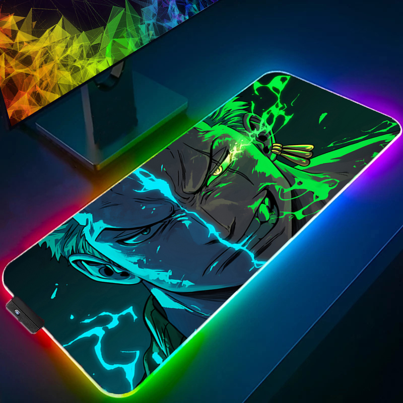 ONE PIECE Zoro Mauspad RGB Gam – Gaming Keyboard No Rgb Bewertung und Preis