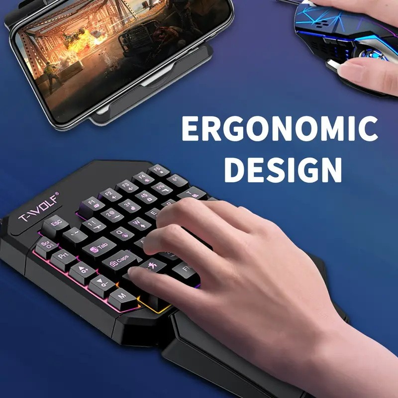 FocusOnPC TF900 2-in-1 Mobiler – Gaming Keyboard Mouse Combo Bewertung und Preis