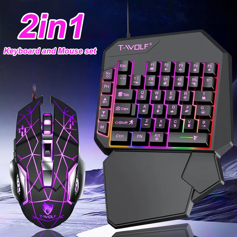 FocusOnPC TF900 2-in-1 Mobiler – Gaming Keyboard Mouse Combo Bewertung und Preis