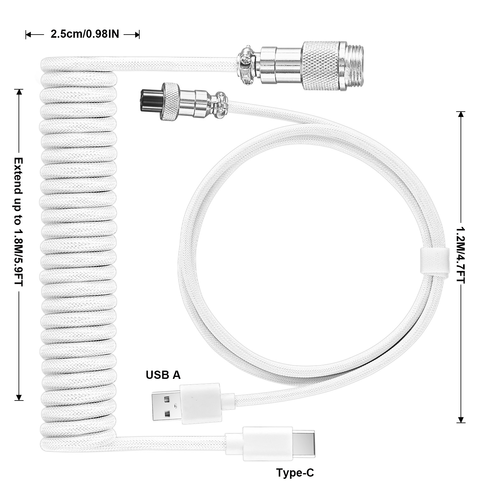 Typ C, mechanische Tastatur, S – Coiled Usb Cable Bewertung und Preis